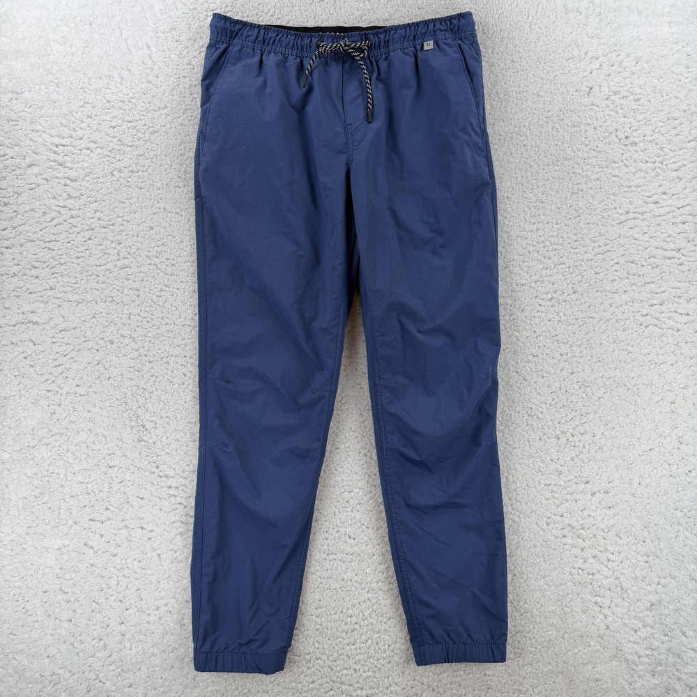 Hurley Jogger Pants Mens XL Blue Woven Lightweight Performance Tapered 0726-i695